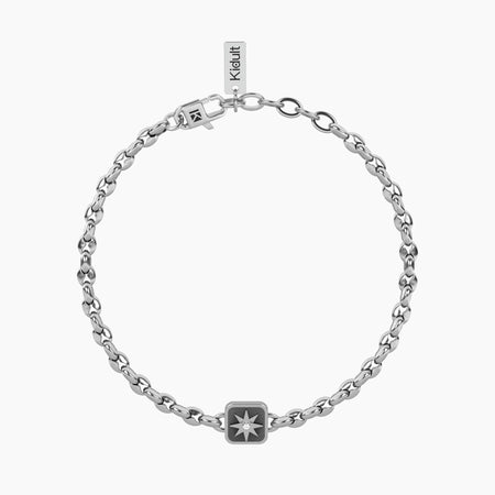 Kidult  -  Bracciale uomo con rosa dei venti Rosa dei venti | libero ed intrepido