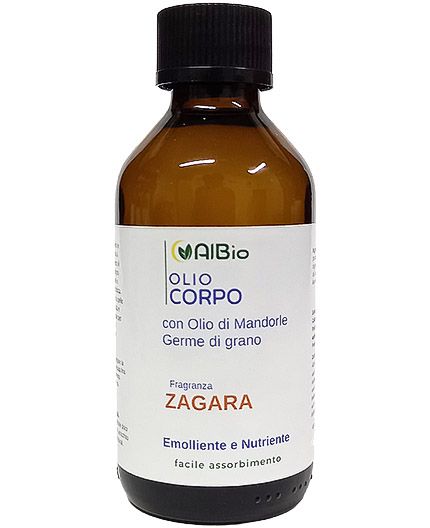 Olio corpo 100ml a base di Mandorla Siciliana, germe di grano, nutriente, idratante, emolliente, antismagliature