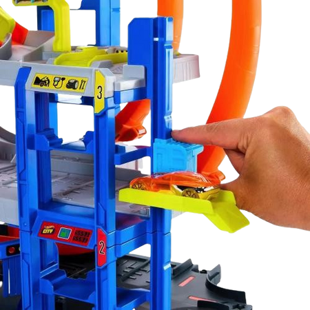 Mattel - Hot Wheels City Garage Mega Loop