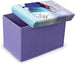 DOMOPAK - POUF CON COPERCHIO LIVING PER ORGANIZZAZIONE CAMERETTA 49x31x31CM - RAPPRESENTAZIONE CARTONE CARS- FROZEN- ALLA RICERCA DI DORY**