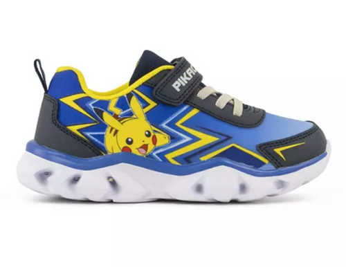 Scarpe Pokemon Pikachu con luci numeri dal 25 al 33 extrasoft