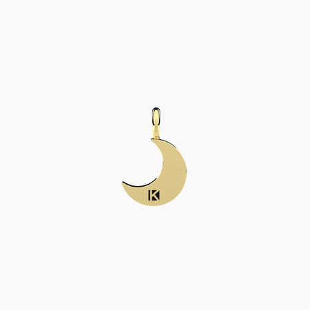Kidult   -  PENDENTE dorato a forma di luna  LUNA | SOGNI