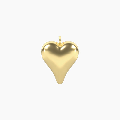 Kidult - PENDENTE dorato cuore allungato CUORE | INFALLIBILE