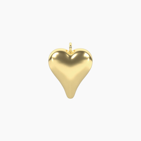 Kidult - PENDENTE dorato cuore allungato CUORE | INFALLIBILE