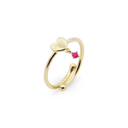 RUE DES MILLE - ANELLO LINE CUORE E PUNTO LUCE