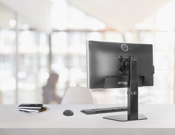 Supporto da Tavolo Stand per Monitor 15-32'' con Molla a Gas Regolabile e Base