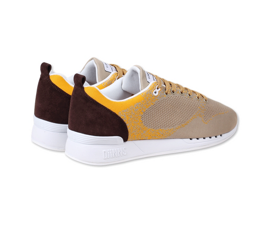DJINNS Scarpa Bassa Uomo Easy Run Beige da uomo