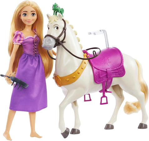 Mattel - Disney Princess Rapunzel e Maximus con Pascal HLW23
