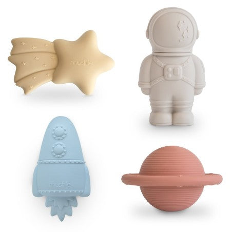 Gioco Bagno Spazio (Set Da 4) Solid Multi Mushie
