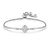 NOMINATION  -  BRACCIALE ROYALDREAM GOCCIA CON CRISTALLI BIANCHI E ZIRCONI