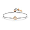 NOMINATION  -  BRACCIALE ROYALDREAM CUORE CON CRISTALLI BIANCHI E ZIRCONI COLLECTION ROYAL DREAM