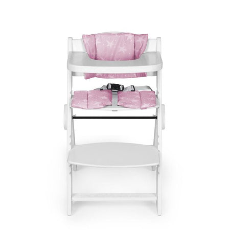 Seggiolone Evolutivo Pieghevole MS Full Plus-Bianco/Rosa