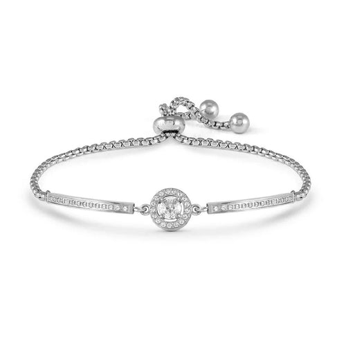 NOMINATION  -  BRACCIALE ROYALDREAM CERCHIO CON CRISTALLI BIANCHI E ZIRCONI COLLECTION ROYAL DREAM