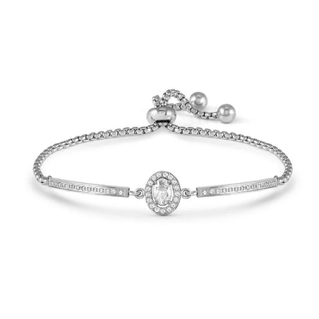 NOMINATION - BRACCIALE ROYALDREAM RETTANGOLO CON CRISTALLI BIANCHI E ZIRCONI