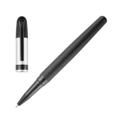 FESTINA PENNA ROLLERBALL EDIZIONE CLASSICA NERA CON FINITURA ARGENTATA