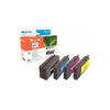 Peach PI300-721 cartuccia d'inchiostro 3 pz Originale Nero, Ciano, Magenta, Giallo (Peach PI300-721 bl?kpatron 3 stk Origi)
