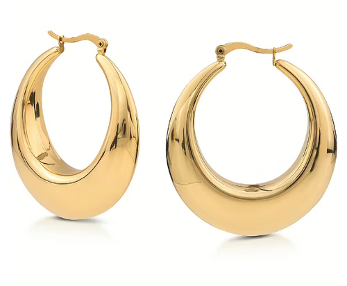 Ops Objects - Orecchini a cerchio bombati (large) FANCY
