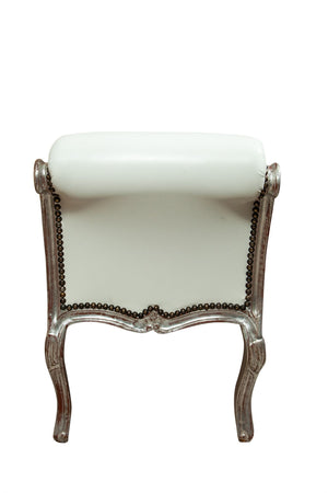 Biscottini Biscottini Panchetta Luigi XVI Faggio massello Patina foglia argento 130x55x75