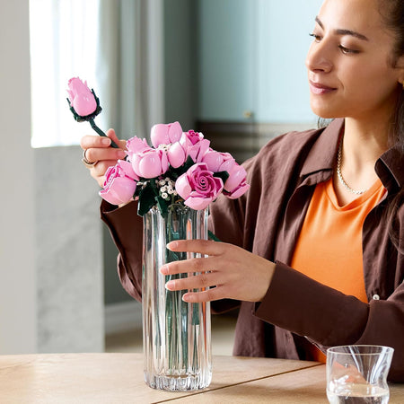 Lego Botanicals - Bouquet di Rose Rosa 10374