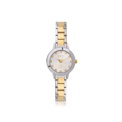 Ops Object -  orologio con cassa e bracciale in metallo PETIT