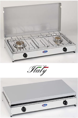CFParker Fornello a Gas 2 Fuochi Gpl / Metano mod. 5522G