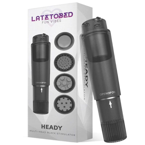 Stimolatore Multitesta Nero Heady