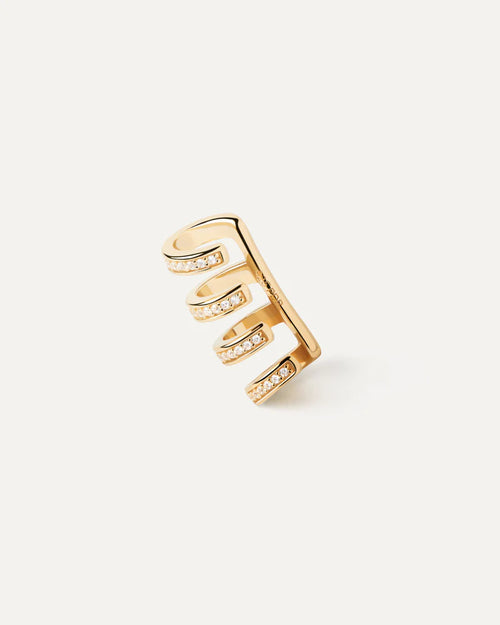 PDPAOLA - ORECCHINI EAR CUFF THUNDER