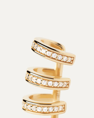 PDPAOLA - ORECCHINI EAR CUFF THUNDER