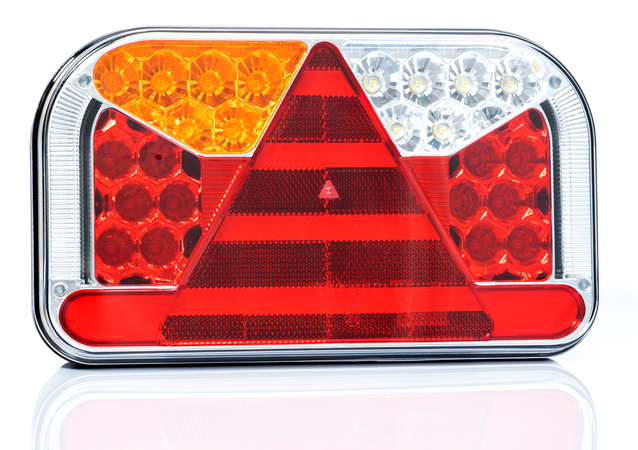 Fanale posteriore sinistro LED 12-36V 240x55x140mm