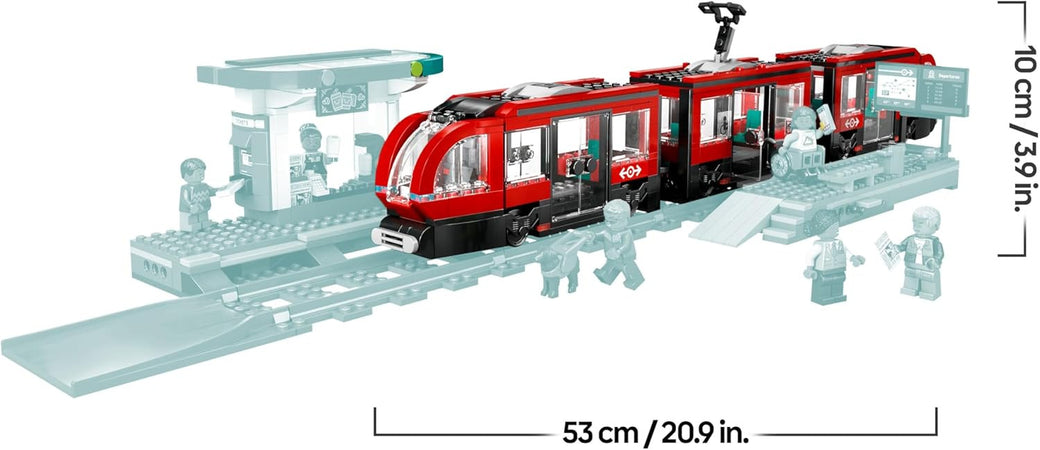 Lego City - Tram e Fermata del Tram 60423