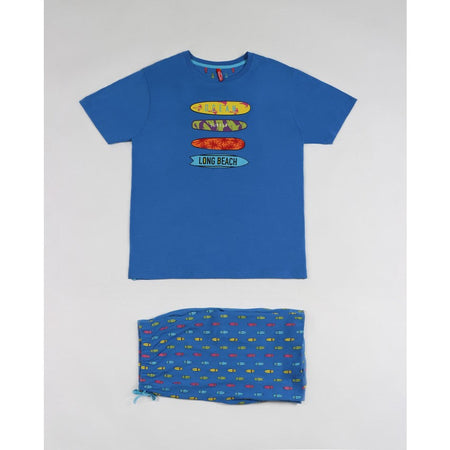 Admas Pigiama Corto Maniche Corte da Uomo Surf 55292 S22