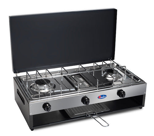 CFParker Fornello a Gas 2 Fuochi Gpl / Metano mod. 552GSP