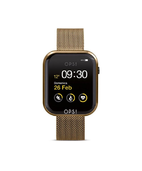 Ops Object - Orologio Smartwatch CALL con cinturino maglia Milano