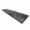 CHERRY KC 6000 Slim tastiera USB QWERTZ Tedesco Nero