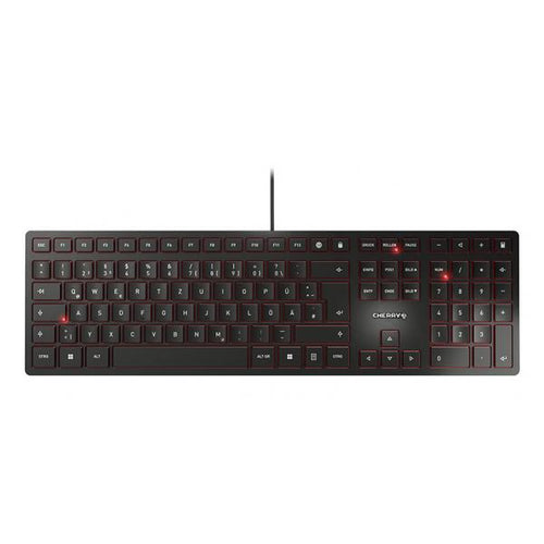 CHERRY KC 6000 Slim tastiera USB QWERTZ Tedesco Nero