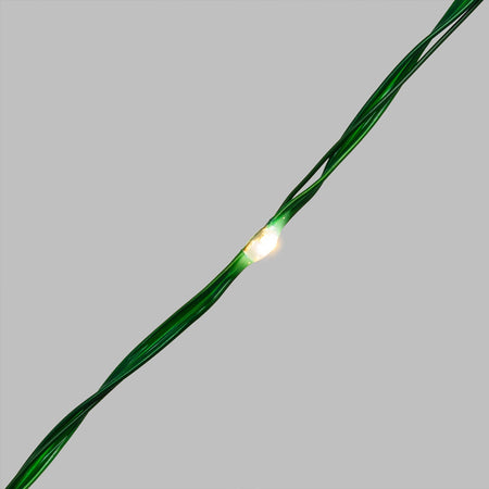 Luci di natale catena con Micro Led Fissi e filo in metallo per interno ed esterno 25 m