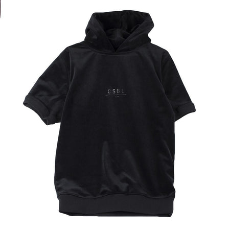CAYLER &amp; SONS Felpa Cappuccio Manica Corta Uomo New Age Short Sleeve Hoody Nero da uomo