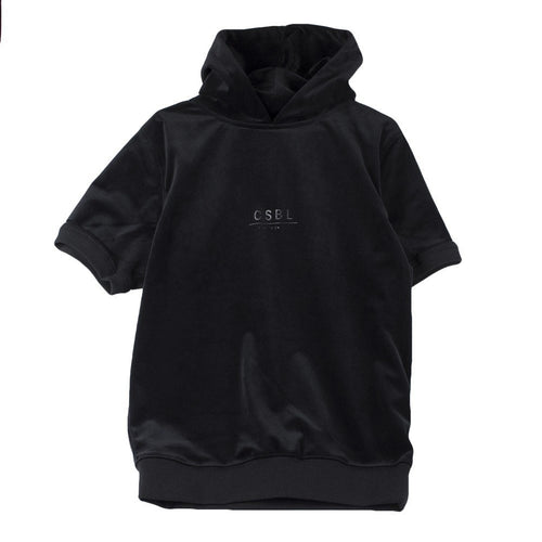 CAYLER & SONS Felpa Cappuccio Manica Corta Uomo New Age Short Sleeve Hoody Nero da uomo