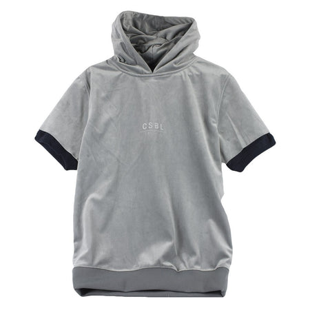 CAYLER &amp; SONS Felpa Cappuccio Manica Corta Uomo New Age Short Sleeve Hoody Grigio da uomo