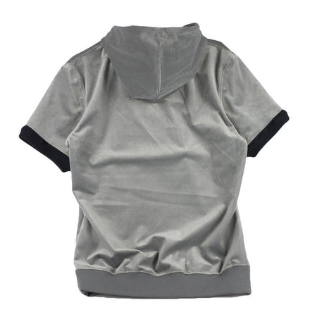 CAYLER &amp; SONS Felpa Cappuccio Manica Corta Uomo New Age Short Sleeve Hoody Grigio da uomo