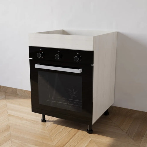 Mobile Base Forno da 60 cm Larice Bianco