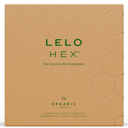 LELO - PRESERVATIVI ORGANICI HEX CONFEZIONE DA 36 UNITÀ