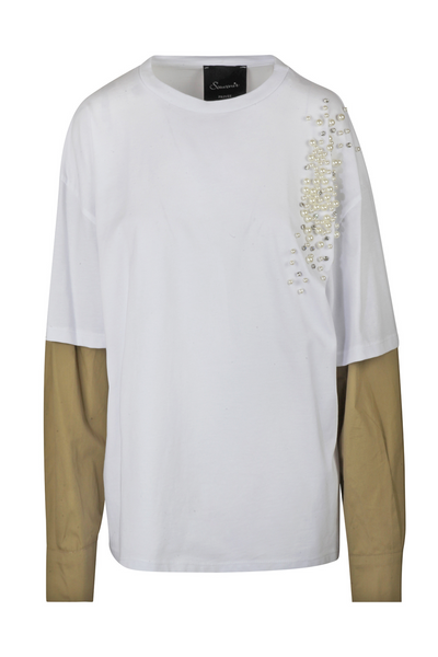 SOUVENIR Souvenir - Maglia - 451257 - Bianco/Beige da donna