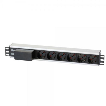 Multipresa 6 Posti da Rack 19'' con Magnetotermico Spina Italiana 1,5U