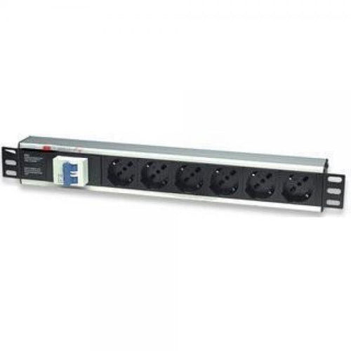 Multipresa 6 Posti da Rack 19'' con Magnetotermico Spina Italiana 1,5U