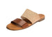 Luxdive ciabatta bassa donna pell/corda cuoio