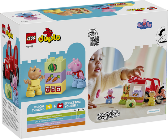 Lego Duplo - Peppa Pig Trattore e mercato 10468