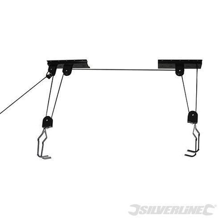 Supporto sollevatore di biciclette con meccanismo di blocco Silverline 20kg