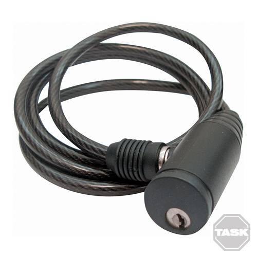 Lucchetto con cavo 1000 x 6 mm ideale per bici Silverline Originale Silverline