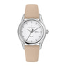 Orologio TRUSSARDI uomo T-light day-date pelle beige / bianco